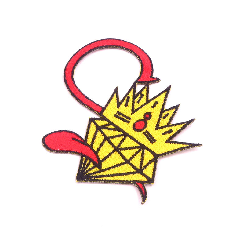 علامة مخصصة مخصصة ثعبان زهرة شعار حديد مخصص على بقع الكبار للملابس