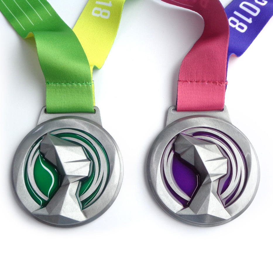 ميداليات رياضية مخصصة لفنون الدفاع عن النفس ميدالية ذهبية فضية رخيصة معدن فارغ