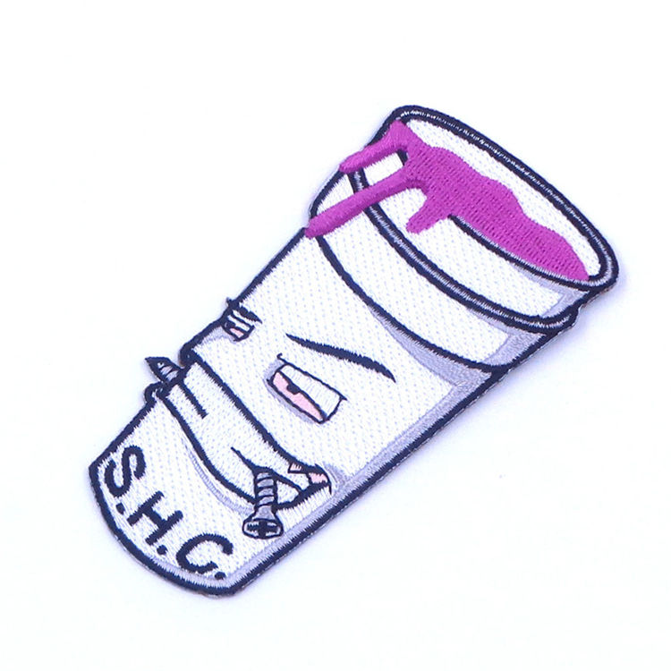 علامة مخصصة مخصصة ثعبان زهرة شعار حديد مخصص على بقع الكبار للملابس