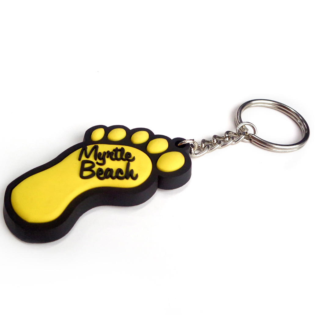OEM Keychain تصنيع 2D شعار مخصص سيليكون المطاط كيرينغ 3D لطيف أنيمي لينة PVC سلاسل المفاتيح