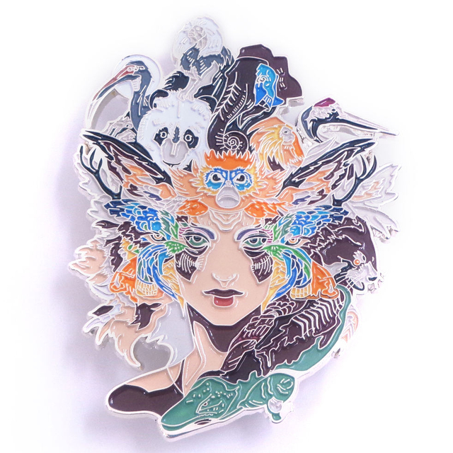 أفضل بيع المنتجات عالية الجودة رخيصة تصميم مخصص 3D شارة دبابيس المينا الناعمة