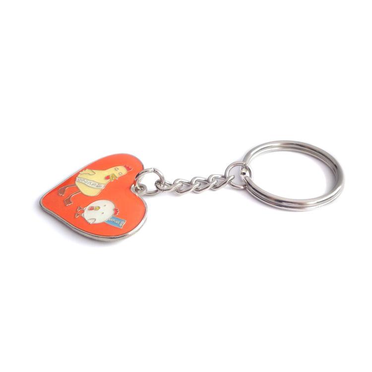 زوجين مخصص شخصية سلسلة مفاتيح الزفاف تذكارية Keyrings الحب الشكل مع الشعار