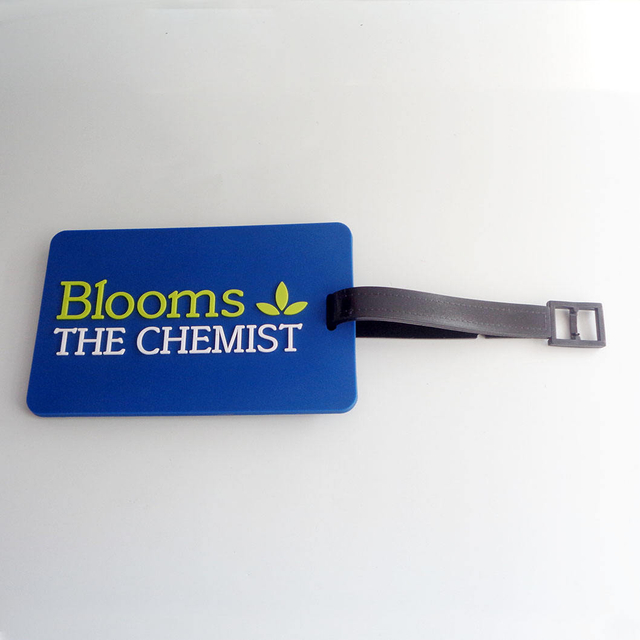 عرف الأمتعة بالجملة علامة لينة PVC علامة الأمتعة تعزيز العلامة حامل