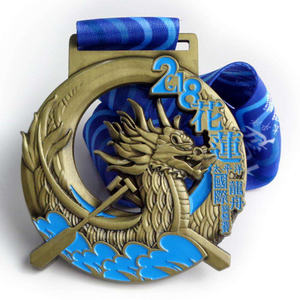 مخصص 3D ميدالية رمزية التنين هدية الجوائز والميداليات الصين Triathlon Medallion
