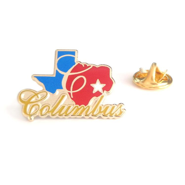 الجملة مخصص الصين الصانع الفتيات السود لينة المينا الصلب دبابيس معدنية مع بريق