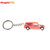 OEM Keychain تصنيع مخصص سيليكون المطاط لطيف شعار Anime Soft PVC Car Keychains