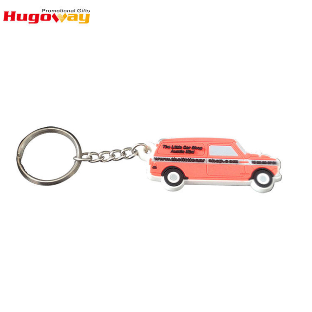 OEM Keychain تصنيع مخصص سيليكون المطاط لطيف شعار Anime Soft PVC Car Keychains
