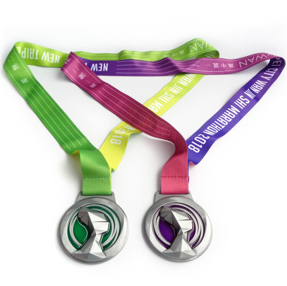 ميداليات رياضية مخصصة لفنون الدفاع عن النفس ميدالية ذهبية فضية رخيصة معدن فارغ