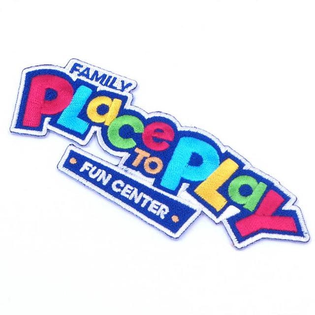 تصنيع OEM مخصص رسالة الشنيل الحديد على الرقع