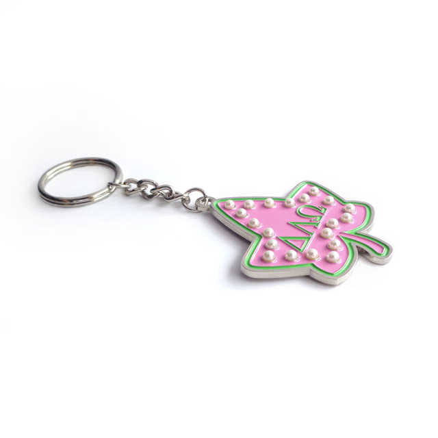 أزياء مخصصة سلسلة المفاتيح مفتاح أسود