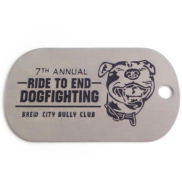 أزياء فارغة معدنية الفولاذ المقاوم للصدأ شعار محفورة التسامي الفاخرة قلادة dogtag مخصصة مع سلسلة الكرة