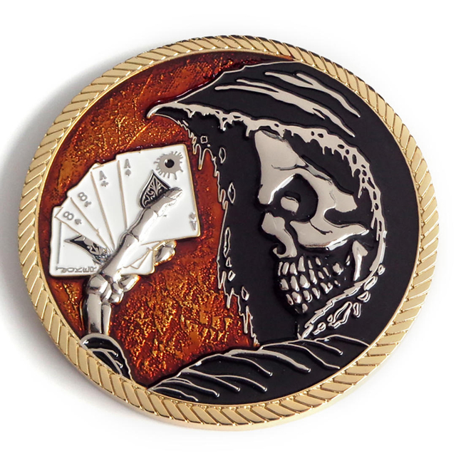 تصنيع المعدات الأصلية تصميم مجاني عملات معدنية مخصصة للتحدي مع صندوق عملات معدنية