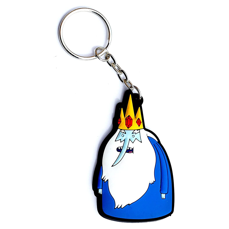 OEM Keychain تصنيع 2D شعار مخصص سيليكون المطاط كيرينغ 3D لطيف أنيمي لينة PVC سلاسل المفاتيح