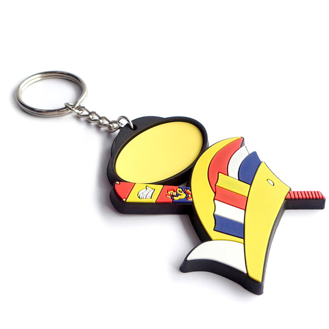 2023 الترويجية كيشاين الحرف المعدنية سلسلة المفاتيح مخصص تصنيع المعدات الأصلية البلاستيكية 3D كيشاين