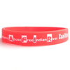 تخصيص شعار سوار سيليكون سوار معصمه الترويجية سيليكون سوار الصداقة