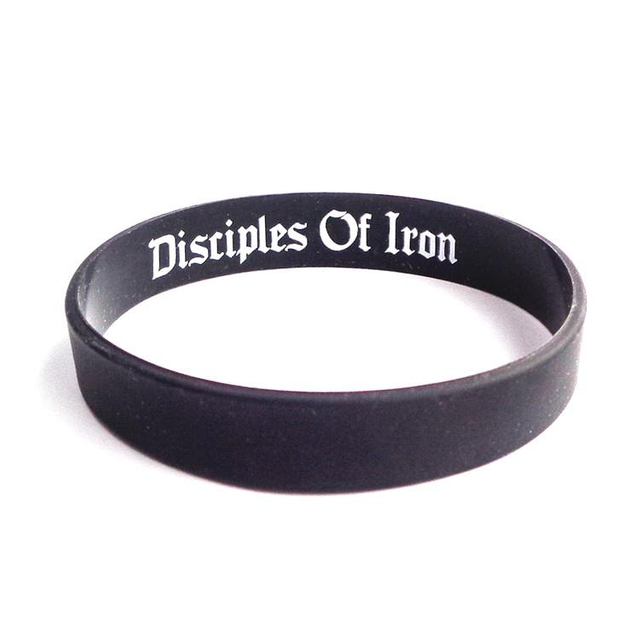 سوار معصم من السيليكون الأسود المخصص للكهرباء الساكنة للنساء