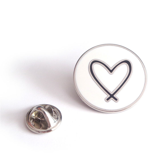 لا يوجد حد أدنى مخصص شارة دبوس المينا لينة الذهب بروش دبوس طية صدر السترة المتطوعين