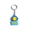 OEM Keychain تصنيع مخصص سيليكون المطاط لطيف شعار Anime Soft PVC Car Keychains