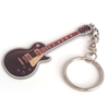 مخصص جديد مطبوعة تذكارية شكل الغيتار طباعة سلسلة مفاتيح معدنية