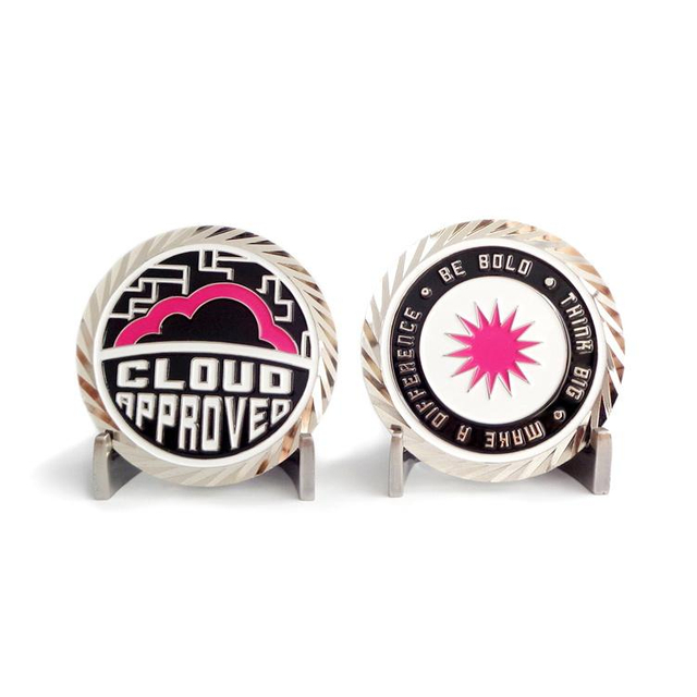 الصانع مخصص شعار سبائك الزنك تذكارية الذهب والفضة عملة التحدي